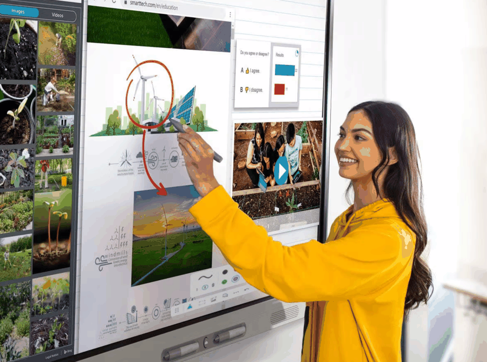 SMART Board MX V5 75″ – lekcja interaktywna przy tablicy