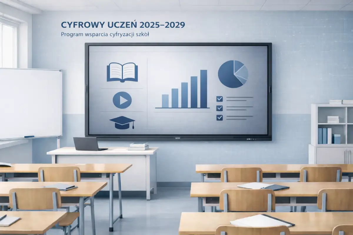Program Cyfrowy Uczeń – rządowe wsparcie cyfryzacji szkół i wyposażenia w monitory interaktywne