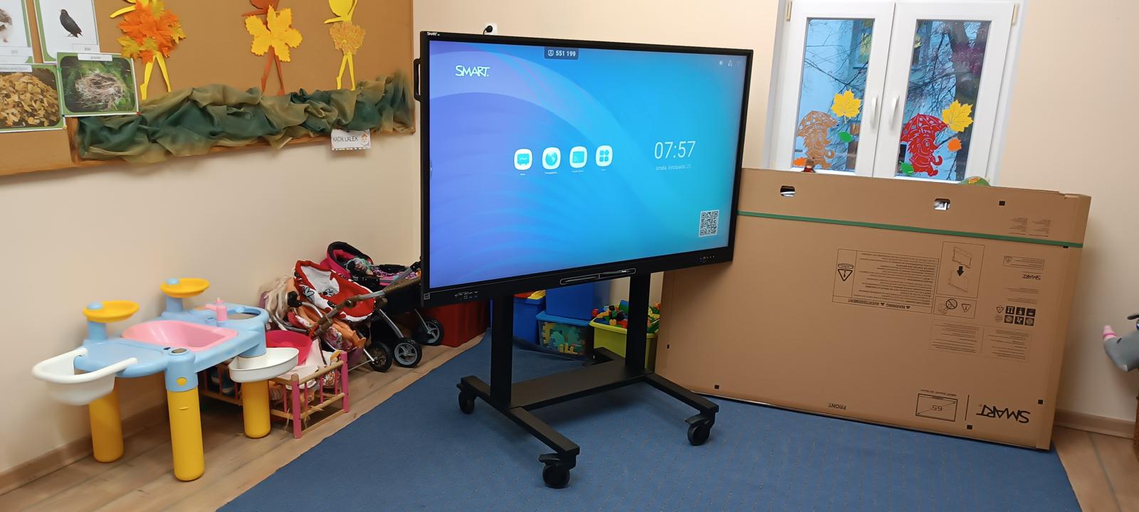 Monitor interaktywny – przedszkole Gdynia