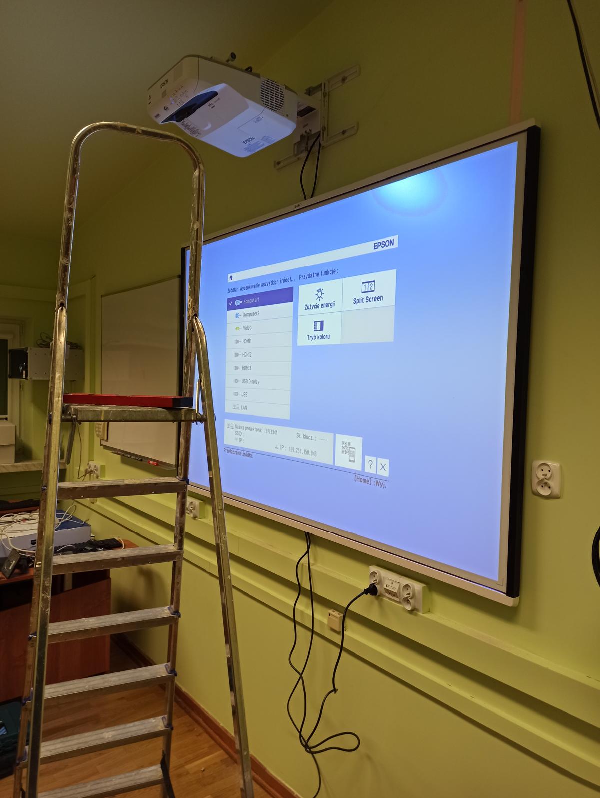 Monitor interaktywny – liceum ogólnokształcące Bydgoszcz