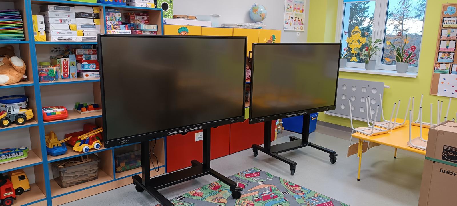 Instalacja monitora interaktywnego w sali edukacyjnej – Wrocław