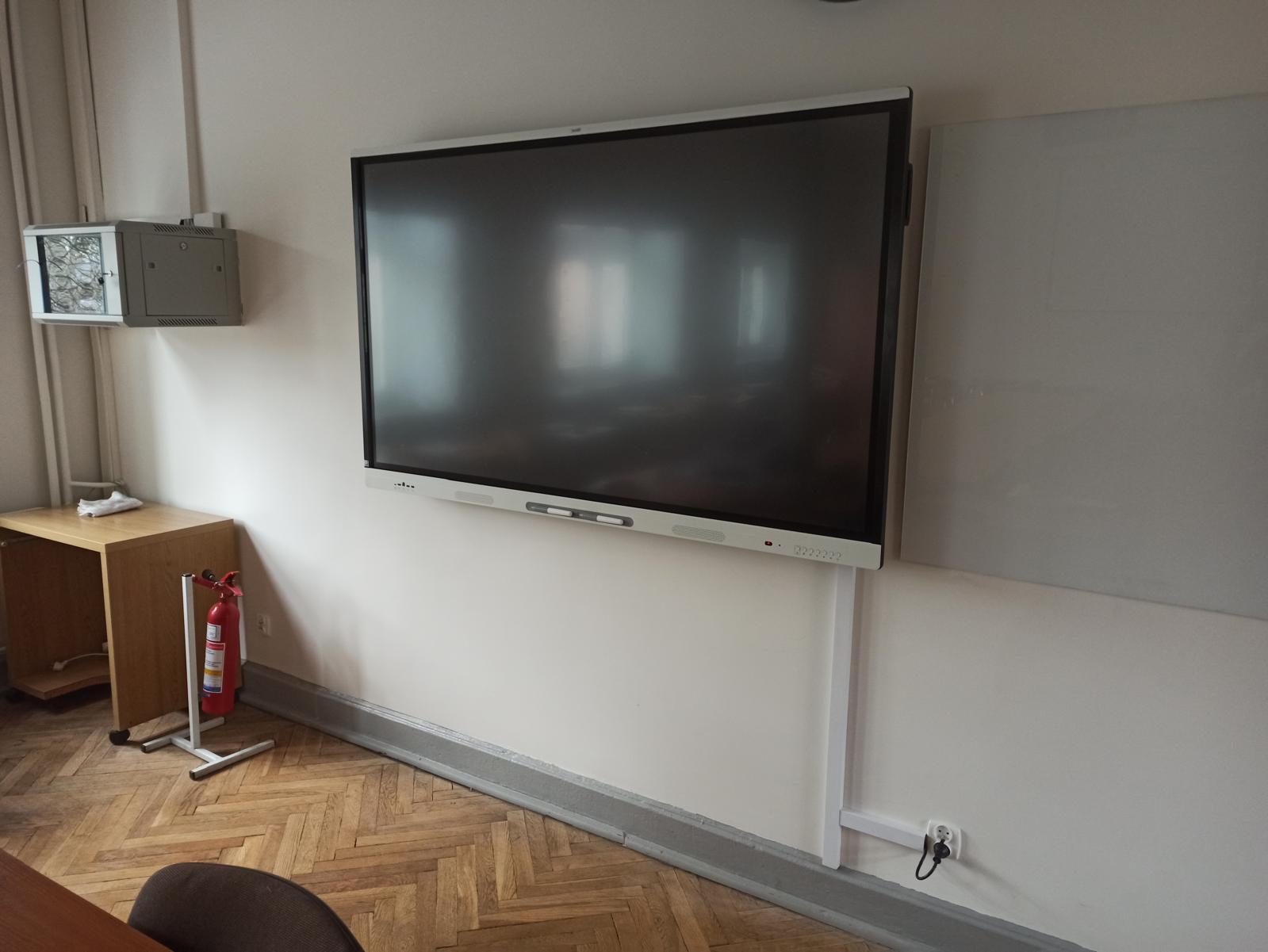 Monitor interaktywny – zespół szkół Łódź